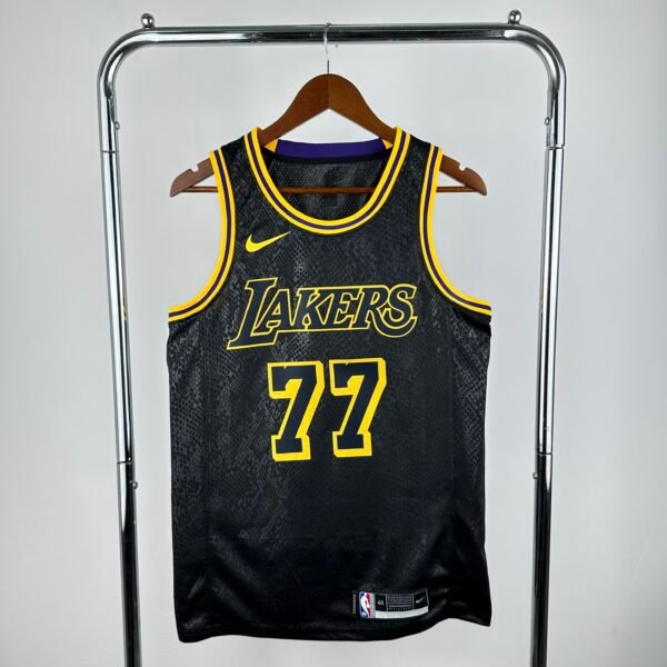 Lakers No. 77 Doncic Black