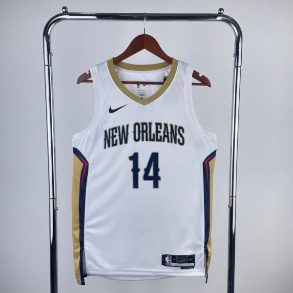 Pelicans No. 14 Brandon Ingram White