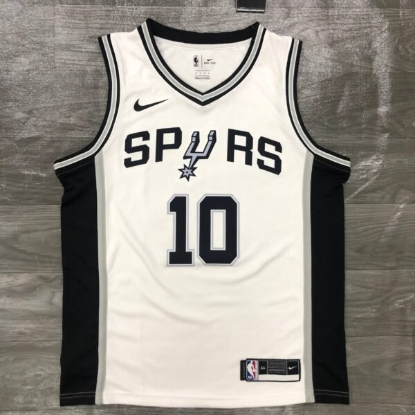 Spurs No. 10 RODMAN White
