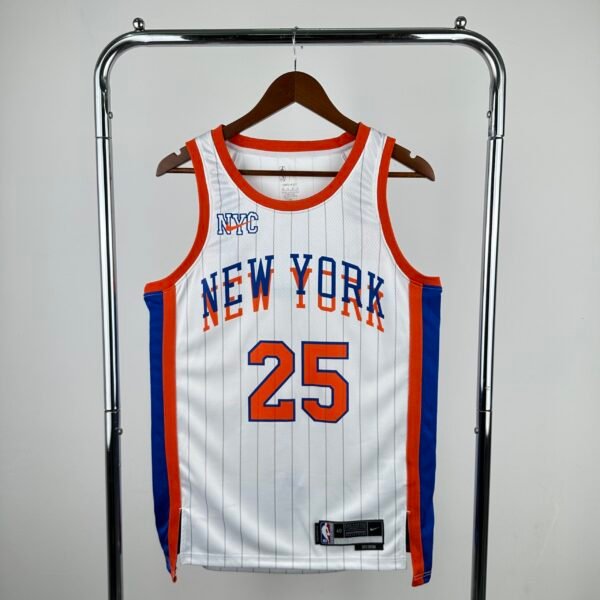 Knicks No.25 BRIDGES White